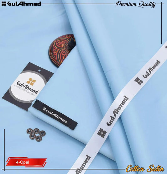 Turquoise - Men’s Unstitched Hard Cotton Plain Suit