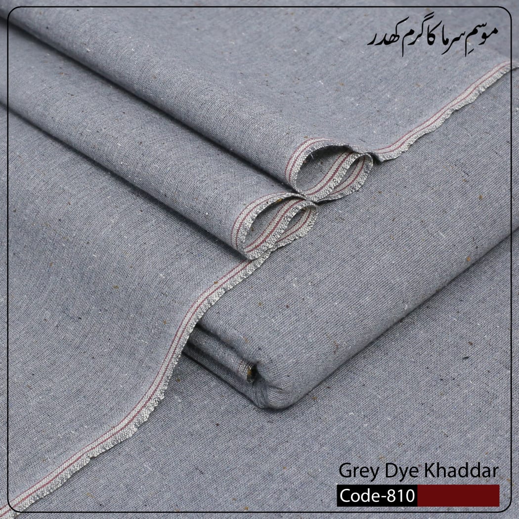 Grey Dye Khaddar-Ultimate Winter Comfort⭐⭐⭐