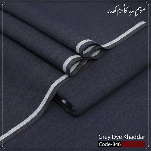Grey Dye Khaddar-Ultimate Winter Comfort⭐⭐⭐