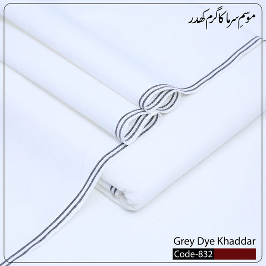 Grey Dye Khaddar-Ultimate Winter Comfort⭐⭐⭐