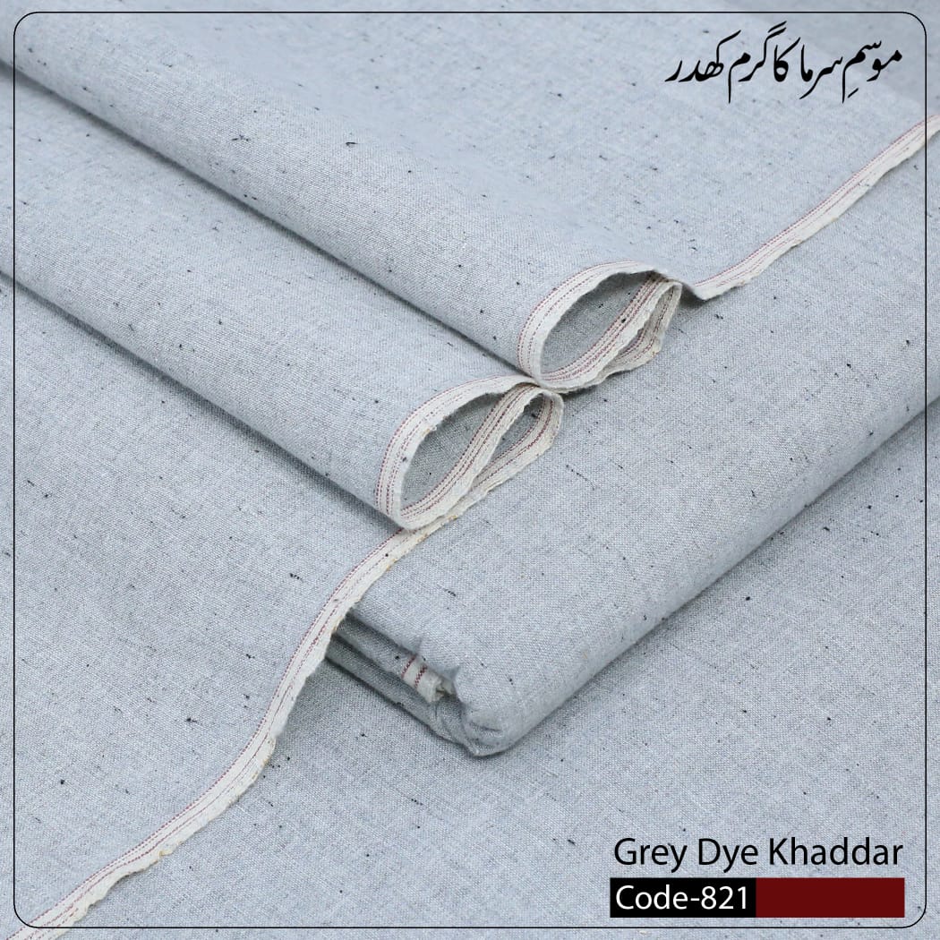 Grey Dye Khaddar-Ultimate Winter Comfort⭐⭐⭐