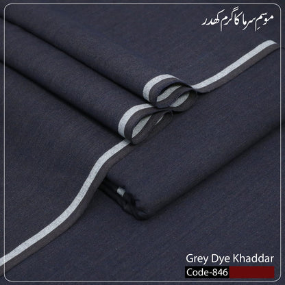 Grey Dye Khaddar-Ultimate Winter Comfort⭐⭐⭐
