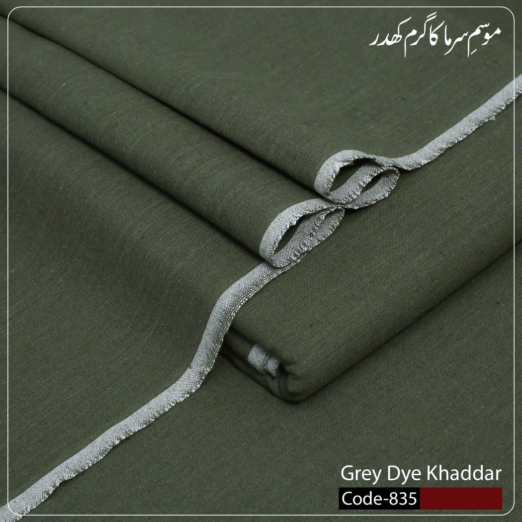 Grey Dye Khaddar-Ultimate Winter Comfort⭐⭐⭐