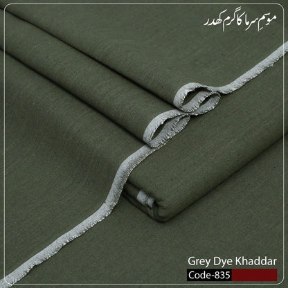 Grey Dye Khaddar-Ultimate Winter Comfort⭐⭐⭐