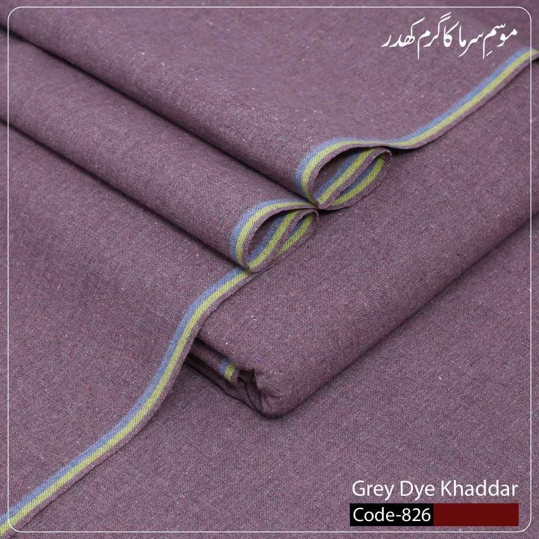 Grey Dye Khaddar-Ultimate Winter Comfort⭐⭐⭐