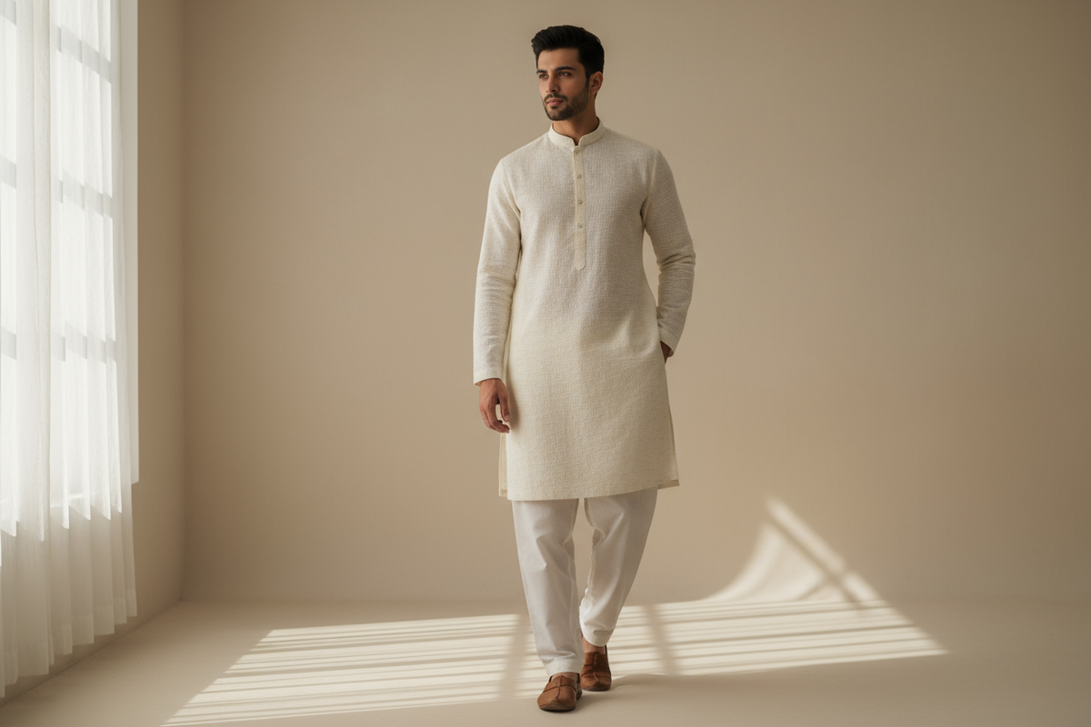 Handmade Khaddar Model 1